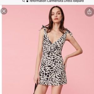 Reformation Carmensita Dress in Puma sz 6
